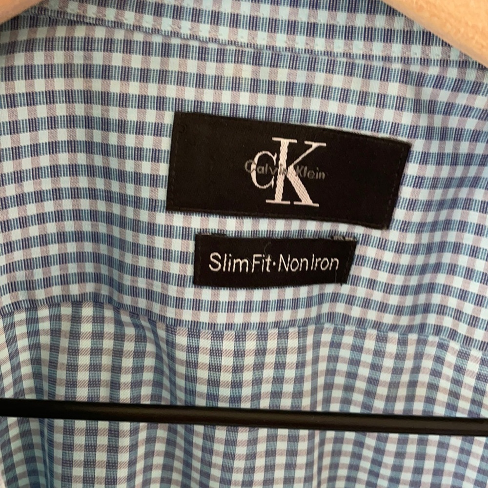 XL 17 32/33 CALVIN KLEIN DRESS SHIRT